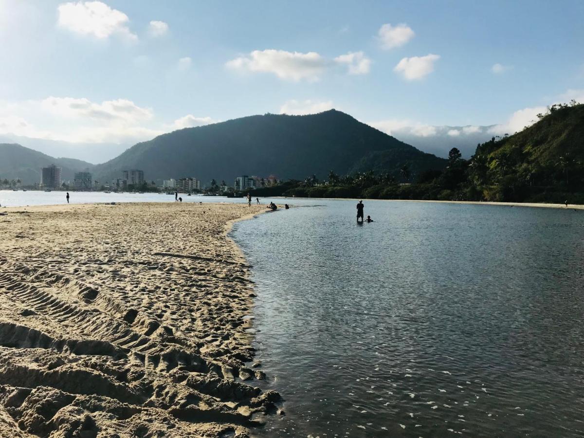 Apartamento Pe Na Areia Frente Para O Mar E Piscina Na Prainha คารากัวตาตูบา ภายนอก รูปภาพ