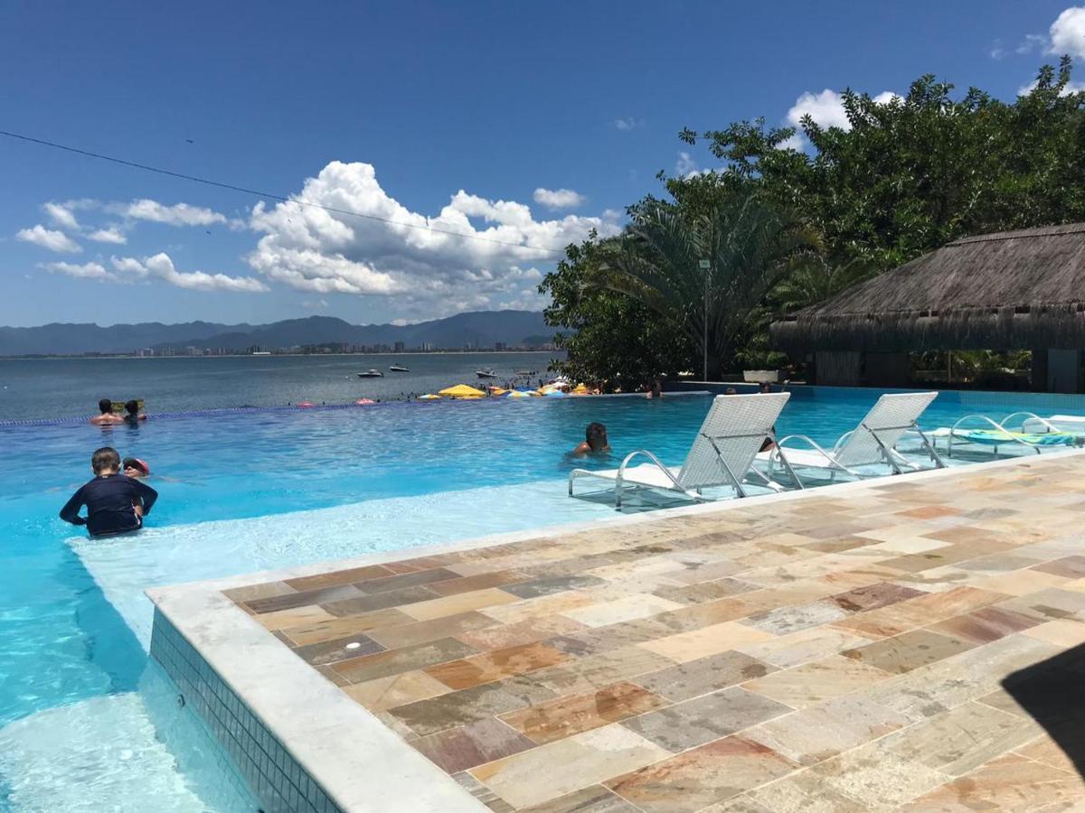 Apartamento Pe Na Areia Frente Para O Mar E Piscina Na Prainha คารากัวตาตูบา ภายนอก รูปภาพ